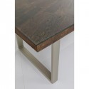 Table Conley pieds argentés 180x90cm Kare Design