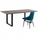 Table Symphony noyer noir 180x90cm Kare Design