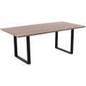 Table Symphony noyer noir 180x90cm Kare Design