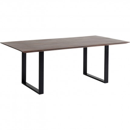 Table Symphony noyer noire 200x100cm Kare Design