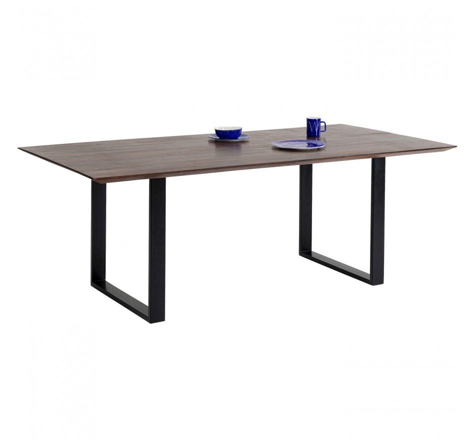 Table Symphony noyer noir 200x100cm Kare Design