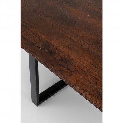 Table Symphony noyer noire 200x100cm Kare Design