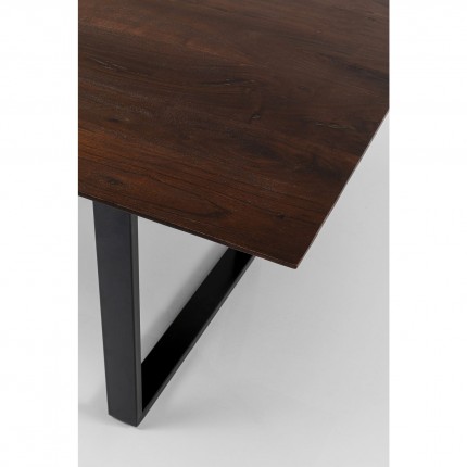 Table Symphony noyer noire 200x100cm Kare Design