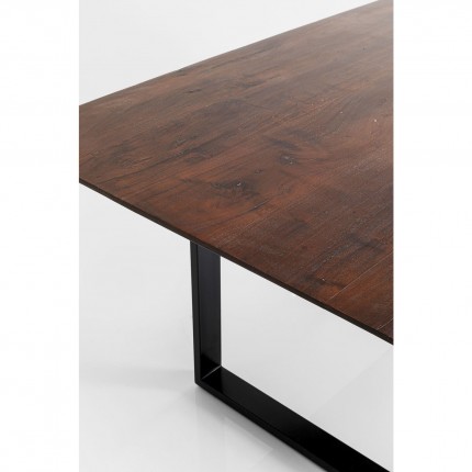 Table Symphony noyer noire 200x100cm Kare Design