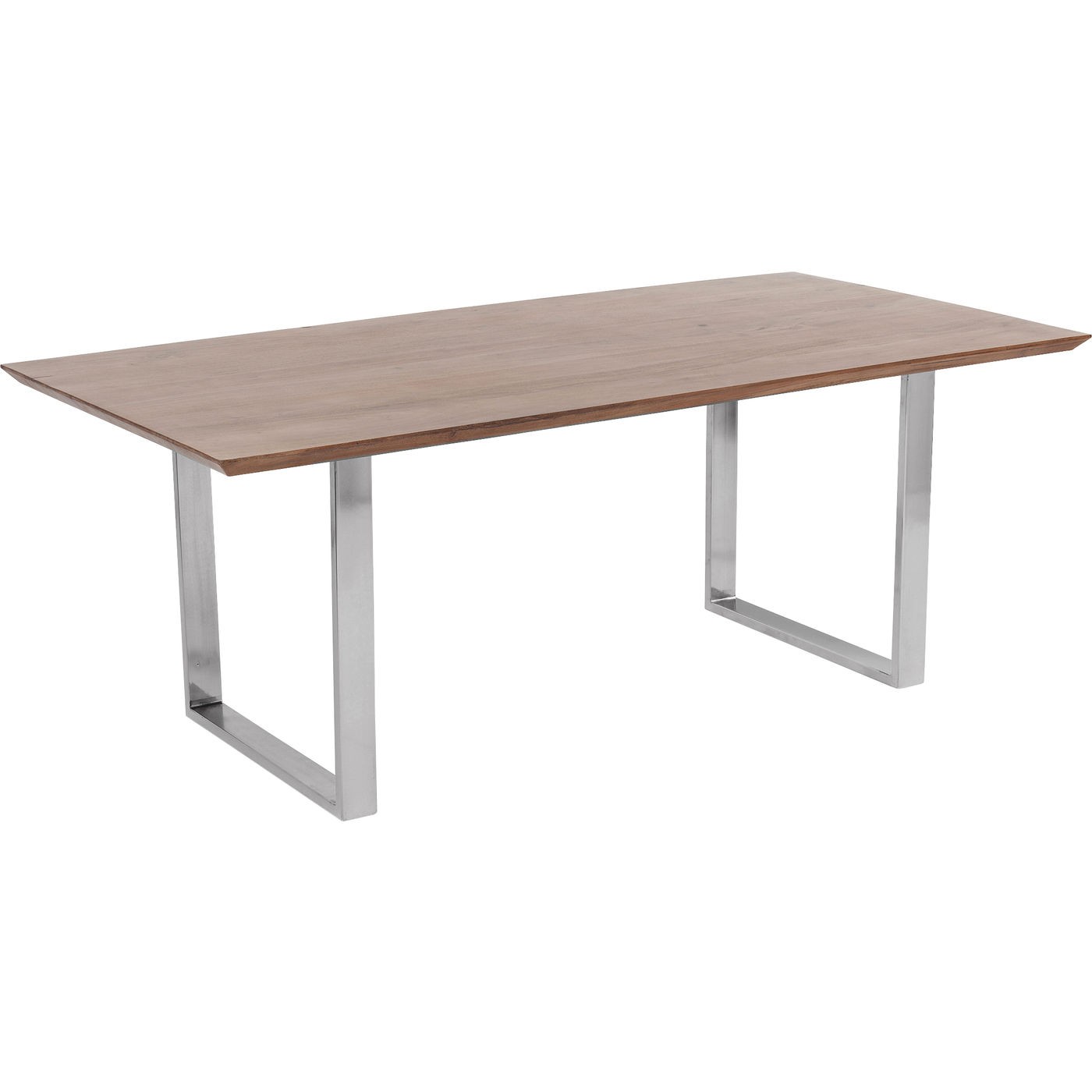 Table Symphony noyer chrome 200x100cm Kare Design