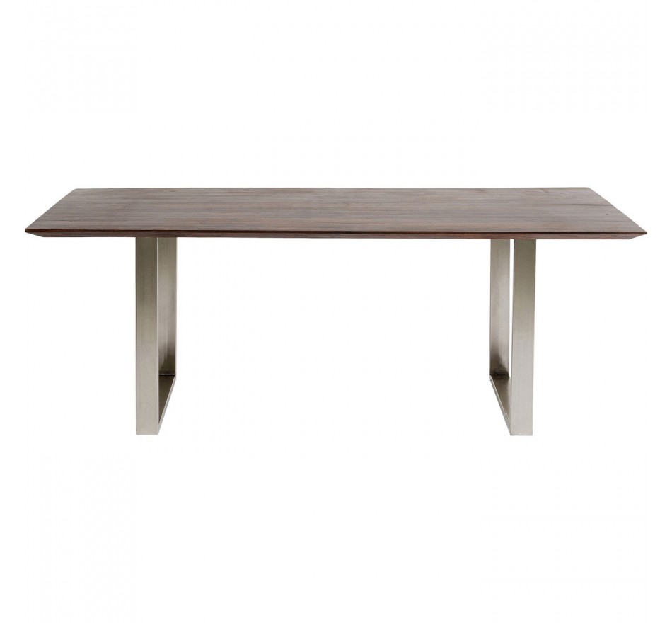 Table Symphony 160x80cm walnut chrome Kare Design Table Symphony 160x80cm walnut chrome Kare Design