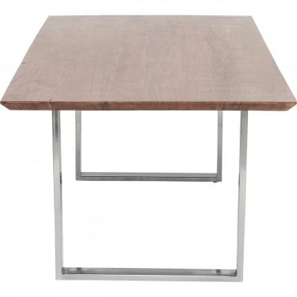 Table Symphony 180x90cm walnut chrome Kare Design