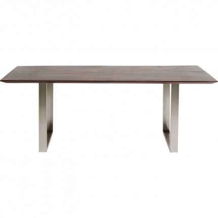 Table Symphony 180x90cm walnut chrome Kare Design