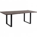 Table Harmony noyer noire 200x100cm Kare Design