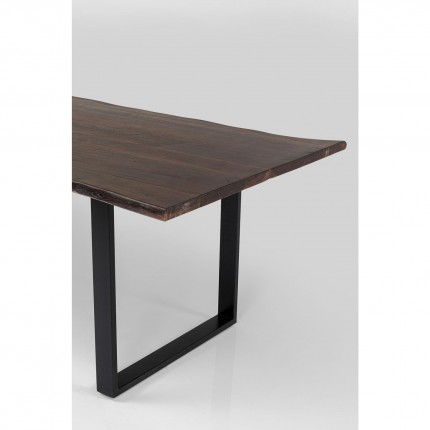 Table Harmony noyer noire 200x100cm Kare Design