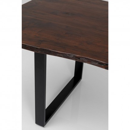 Table Harmony noyer noire 200x100cm Kare Design