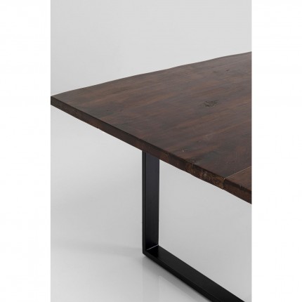 Table Harmony noyer noire 200x100cm Kare Design