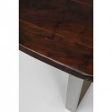 Table Harmony noyer argent 180x90cm Kare Design