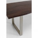 Table Harmony noyer argent 180x90cm Kare Design