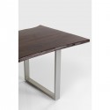 Table Harmony noyer argent 180x90cm Kare Design