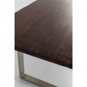 Table Harmony noyer argent 180x90cm Kare Design