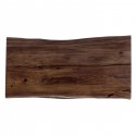 Table Harmony noyer acier 180x90cm Kare Design