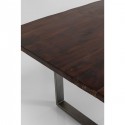 Table Harmony noyer acier 180x90cm Kare Design