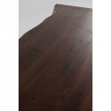 Table Harmony noyer acier 180x90cm Kare Design