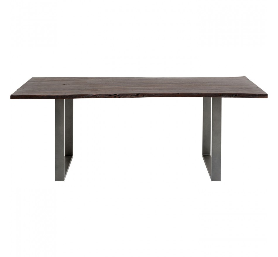 Table Harmony 160x80cm noyer acier Kare Design Table Harmony 160x80cm noyer acier Kare Design