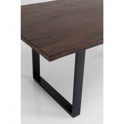 Table Harmony noyer noire 160x80cm Kare Design