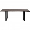 Table Harmony 160x80cm noyer noire Kare Design