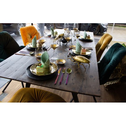 Assiettes Organic noires 26cm set de 4 Kare Design