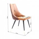 Chaise Urban Desire marron Kare Design