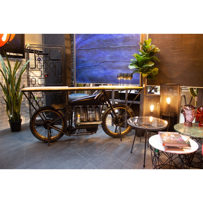 Table d'appoint Acapulco noire Kare Design
