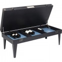 Table basse Collector noire 122x55cm Kare Design