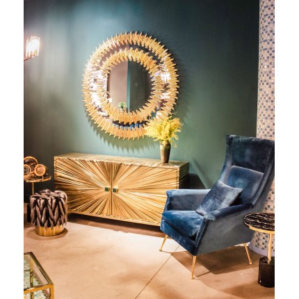 Fauteuil Vegas Forever bleu-vert Kare Design