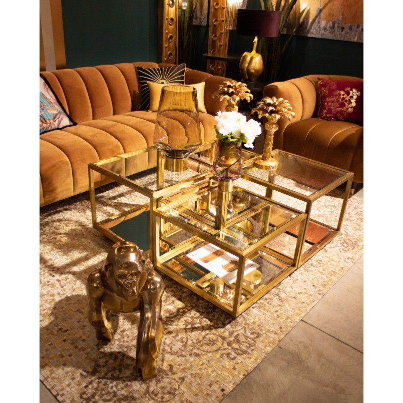 Tables basses Luigi set de 4 Kare Design