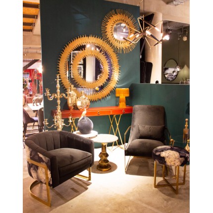 Wall Mirror Solare Gold Ø132cm Kare Design