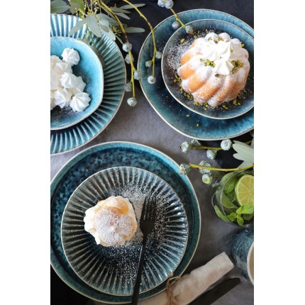 Assiette creuse bleue - Deep Mustique - Kare Design