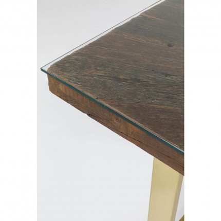 Table Conley 160x80cm pieds laiton Kare Design