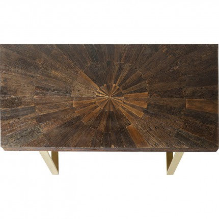 Table Conley 160x80cm pieds laiton Kare Design