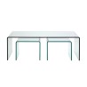 Coffee Table Clear Club (3/Set) Kare Design