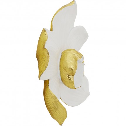 Déco murale orchidée blanche 44cm Kare Design
