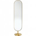 Miroir sur pied Curve 170x40cm laiton Kare Design