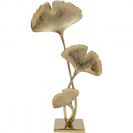 Déco feuilles de ginkgo dorée 70cm Kare Design