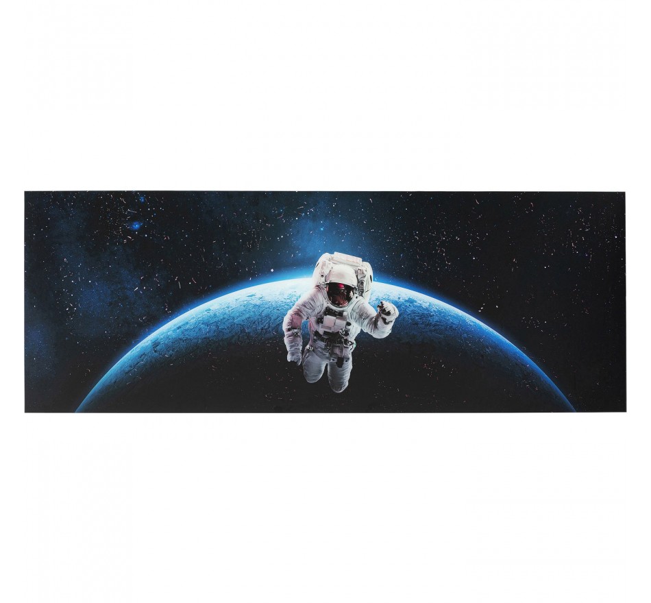 Tableau en verre Astronaute 240x80cm Kare Design