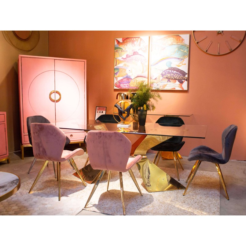 Table Gloria Gold 200x100cm Kare Design