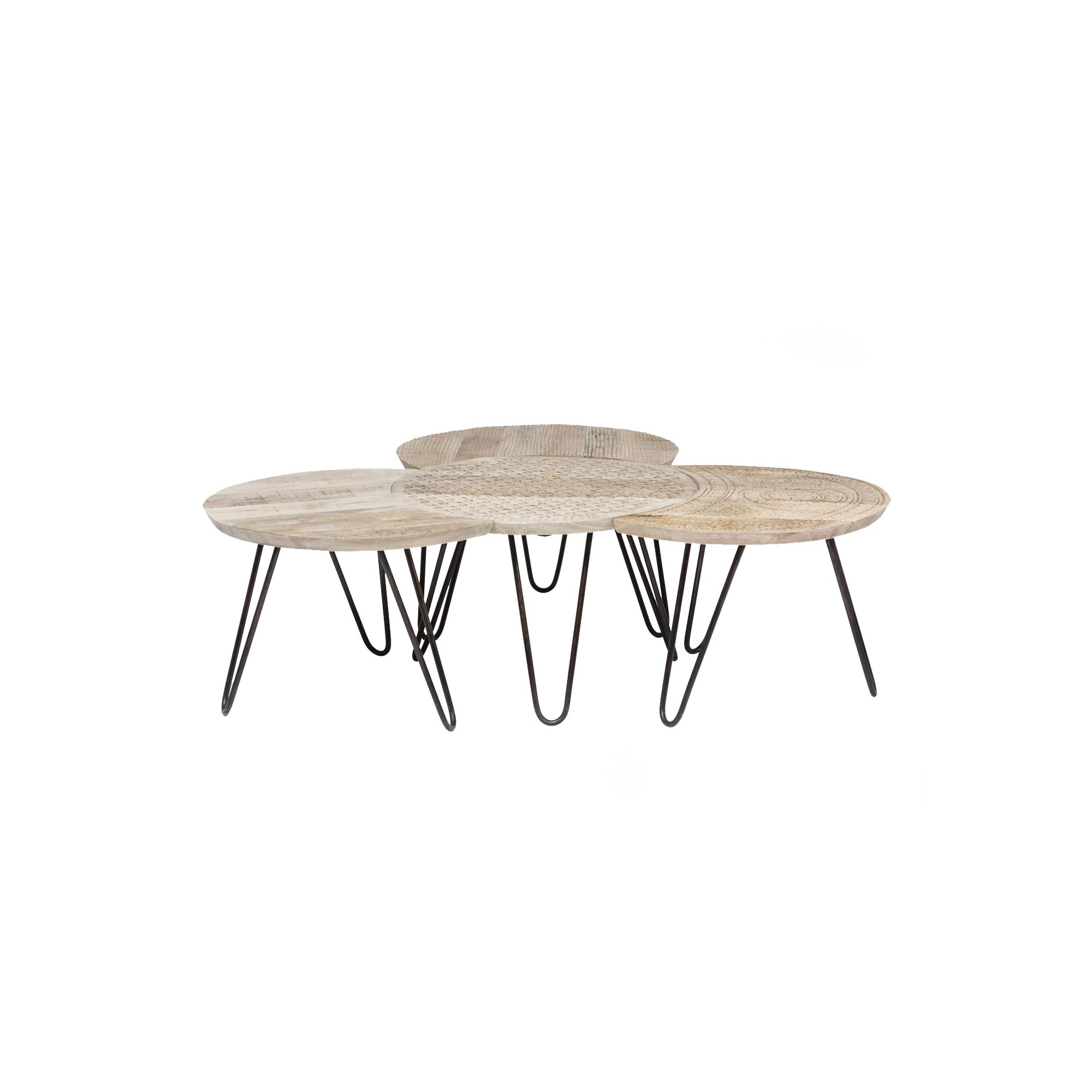 Table basse Puro 4/set Kare Design