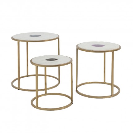 Tables d'appoint Limbo set de 3 Kare Design