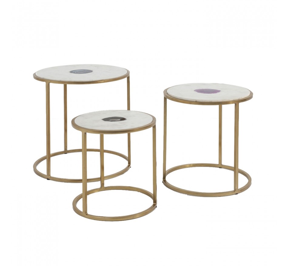 Tables d'appoint Limbo 3/set Kare Design
