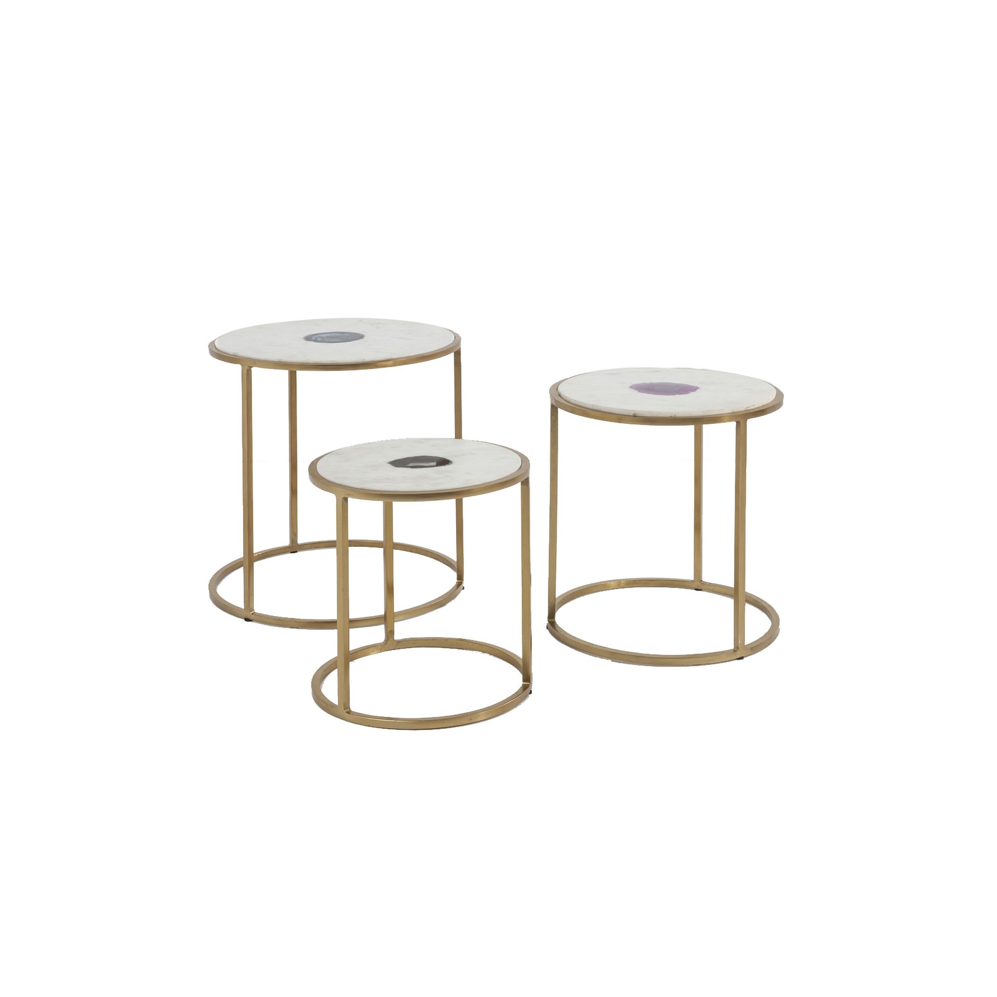 Tables d'appoint Limbo 3/set Kare Design