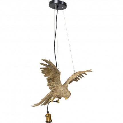 Suspension Perroquet doré Kare Design