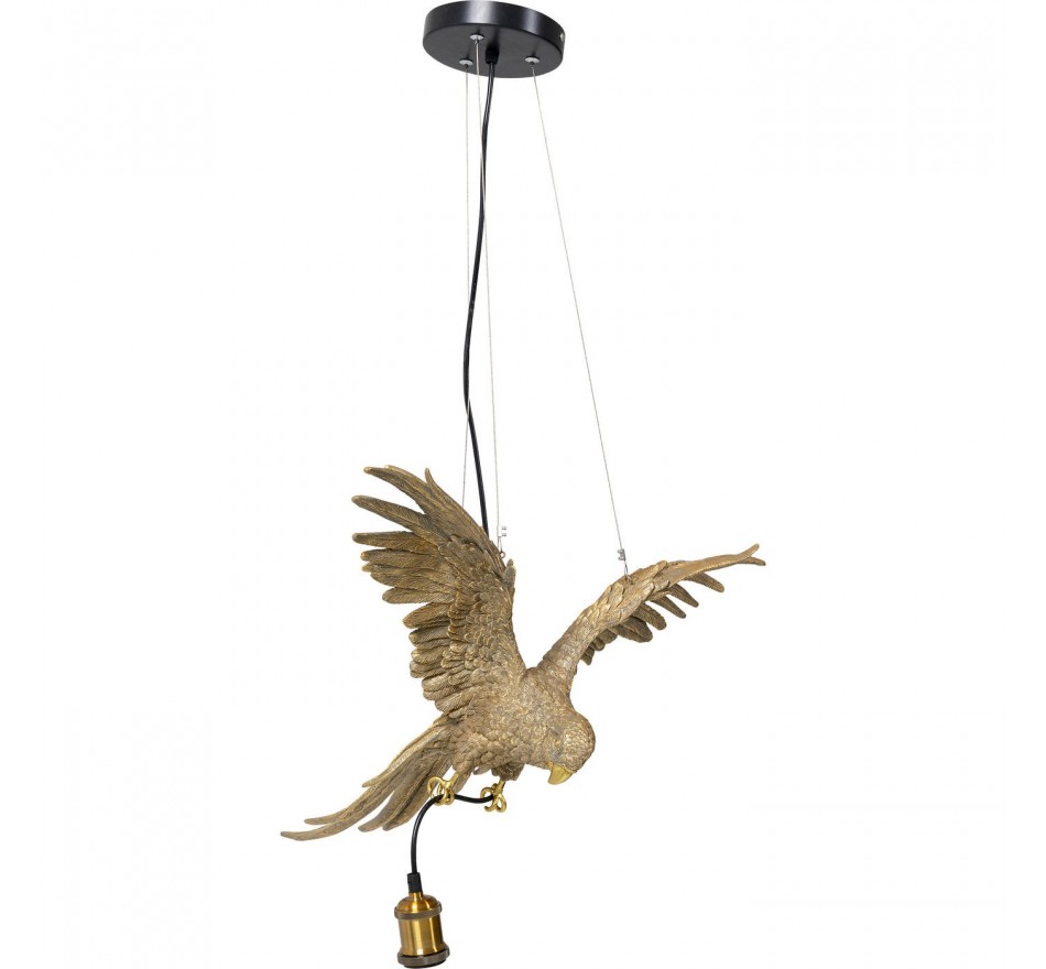 Suspension Perroquet doré Kare Design