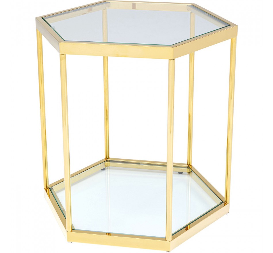 Side Table Comb Gold 55cm Kare Design Side Table Comb Gold 55cm Kare Design