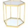 Table d'appoint Comb dorée Kare Design